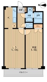 ガーデン目黒南 105 間取り図