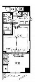 レジディア上野御徒町 909 間取り図