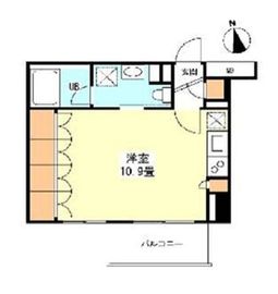 グランカーサ新宿御苑 806 間取り図