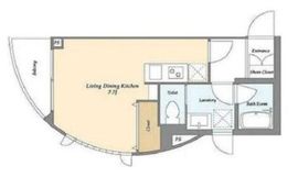 フォルトゥーナヒルズ白金 201 間取り図