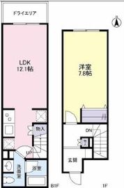 ストーリア等々力 105 間取り図