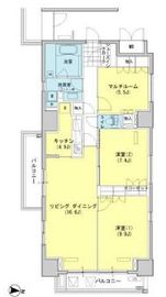 ブリリアイスト東雲キャナルコート 1314 間取り図