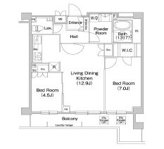 コンフォリア駒場 303 間取り図