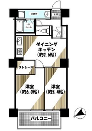 六本木ビュータワー 14階 間取り図