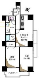 六本木ビュータワー 2階 間取り図