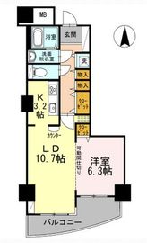 品川シーサイドビュータワー2 604 間取り図