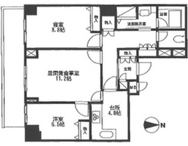 恵比寿ネオナートアネックス 301 間取り図