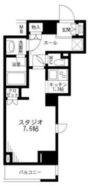 レジディア九段下 307 間取り図