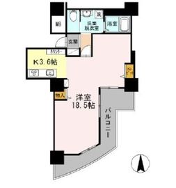 品川シーサイドビュータワー2 2603 間取り図