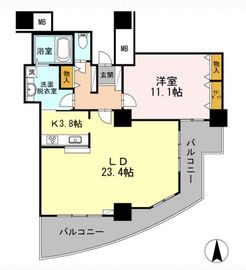 品川シーサイドビュータワー2 2902 間取り図