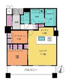 オリゾンマーレ 23階 間取り図