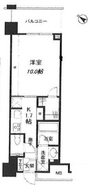 クロスエアタワー 15階 間取り図