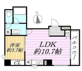 AXIS銀座東 201 間取り図