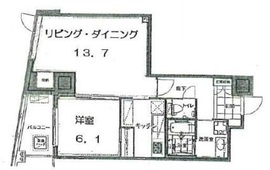 代官山プラザ 502 間取り図