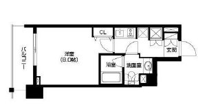 アーバネックス神保町 1303 間取り図