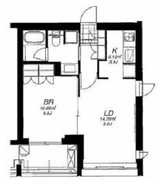 フレンシア玉川田園調布 307 間取り図