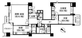 広尾ガーデンヒルズ 7階 間取り図