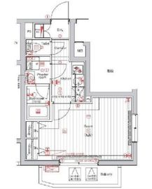 プレミアムキューブM赤坂檜町 2階 間取り図