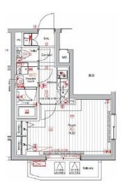 THE HOUSE 赤坂檜町 2階 間取り図