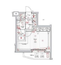 THE HOUSE 赤坂檜町 2階 間取り図