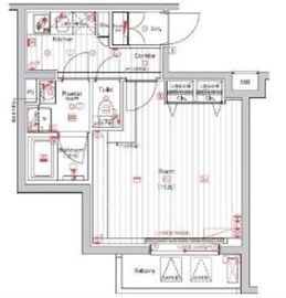 THE HOUSE 赤坂檜町 2階 間取り図