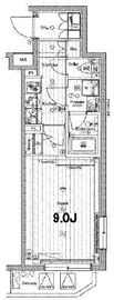 プレミアムキューブM赤坂檜町 3階 間取り図