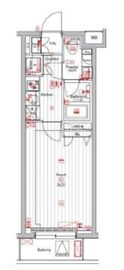 プレミアムキューブM赤坂檜町 3階 間取り図