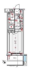 プレミアムキューブM赤坂檜町 2階 間取り図