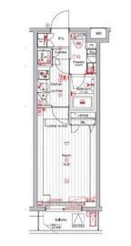 プレミアムキューブM赤坂檜町 2階 間取り図