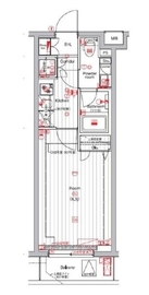 プレミアムキューブM赤坂檜町 3階 間取り図