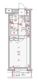 THE HOUSE 赤坂檜町 4階 間取り図