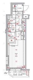 プレミアムキューブM赤坂檜町 3階 間取り図