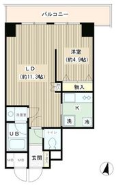 グリーン初波奈 206 間取り図