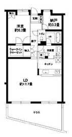 カスタリア参宮橋 106 間取り図