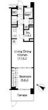 ブリリアイスト三軒茶屋アイビーテラス 102 間取り図