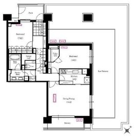 ブリリアイスト三軒茶屋 i810 間取り図