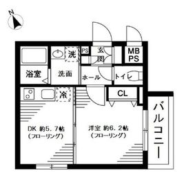 グリーニエ西新宿弐番館 301 間取り図