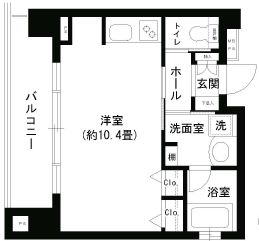 クリオ文京小石川 209 間取り図