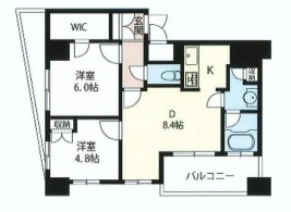 エスティメゾン浅草駒形 1106 間取り図