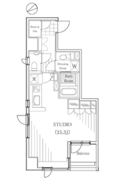 銀座イーストシティタワー 12階 間取り図