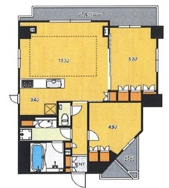 THEパームス渋谷常盤松 6階 間取り図