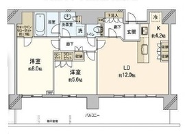 アーバンドックパークシティ豊洲タワー 13階 間取り図