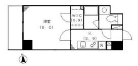 TM品川シティレジデンス 503 間取り図