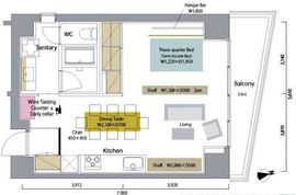 ワインアパートメント 2階 間取り図