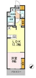 ヒルフラット大崎 510 間取り図