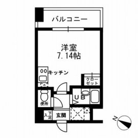 レジディア三越前 303 間取り図