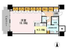 品川シーサイドビュータワー1 2815 間取り図