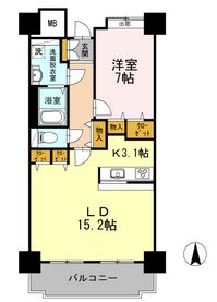 品川シーサイドビュータワー1 2011 間取り図