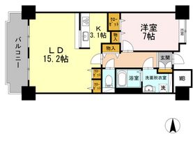 品川シーサイドビュータワー1 2216 間取り図