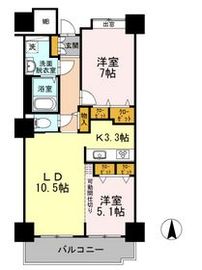 品川シーサイドビュータワー1 1412 間取り図